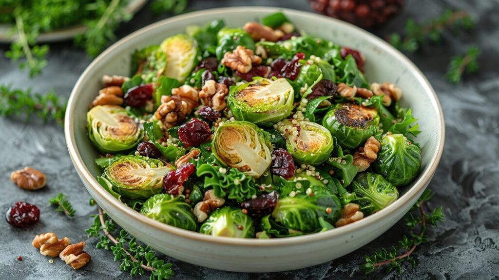 Warm Brussels Sprouts Salad