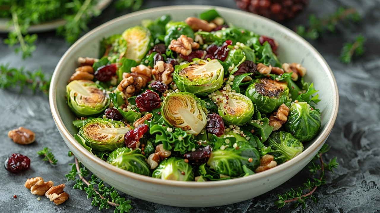 Warm Brussels Sprouts Salad