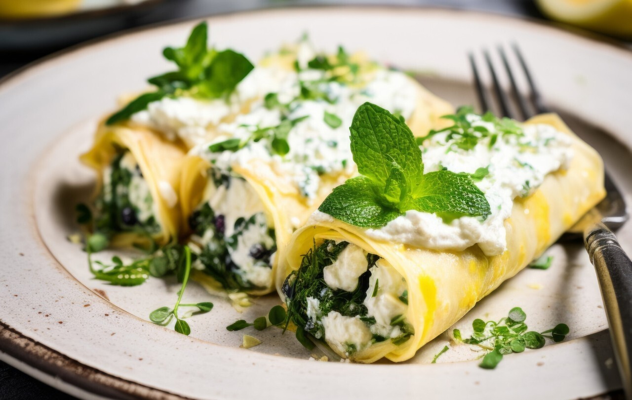 Spinach and Ricotta Cannelloni