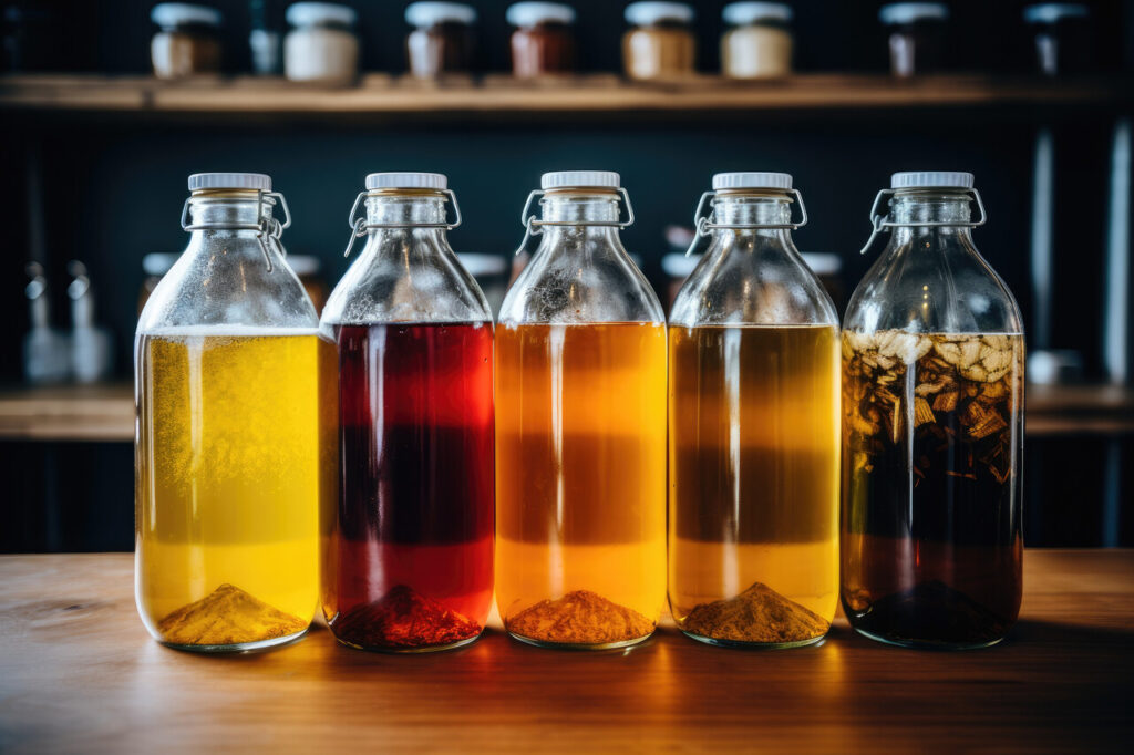 Fruit Swirled Kombucha