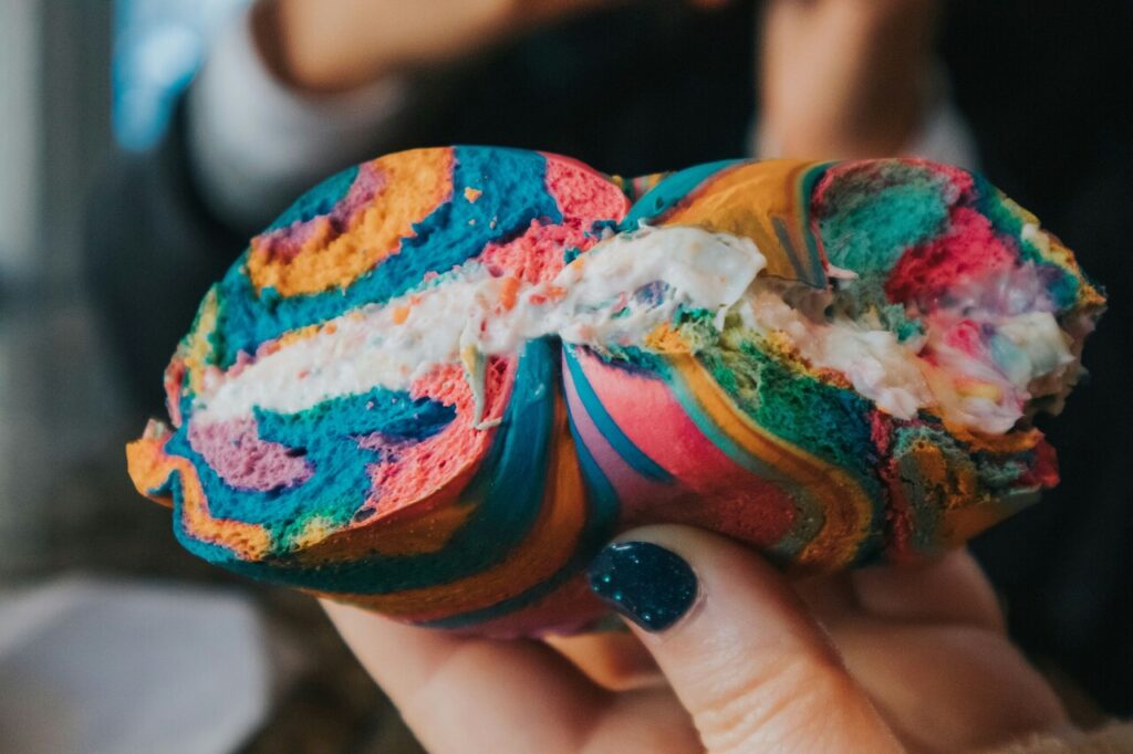 Rainbow Bagel