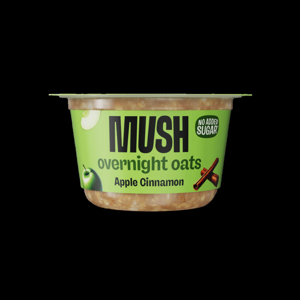 MUSH Apple Cinnamon Ready to Eat Protein Oats Cup