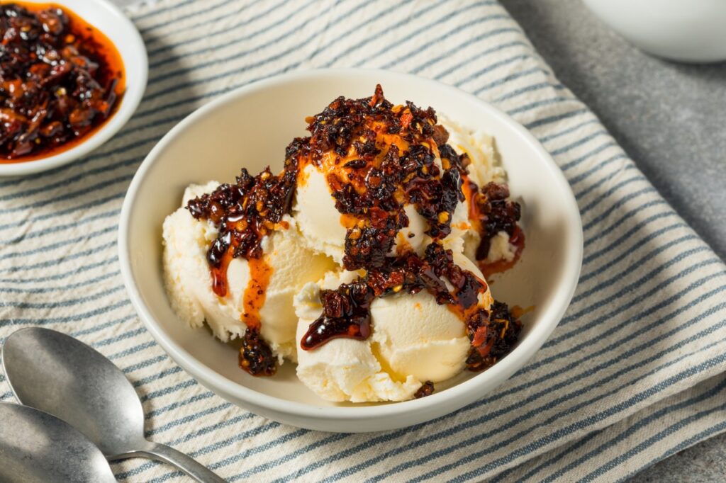 Chili Crisp Ice Cream