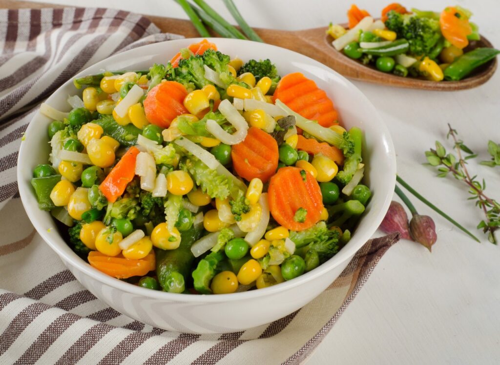 Steamed Mixed Vegetables