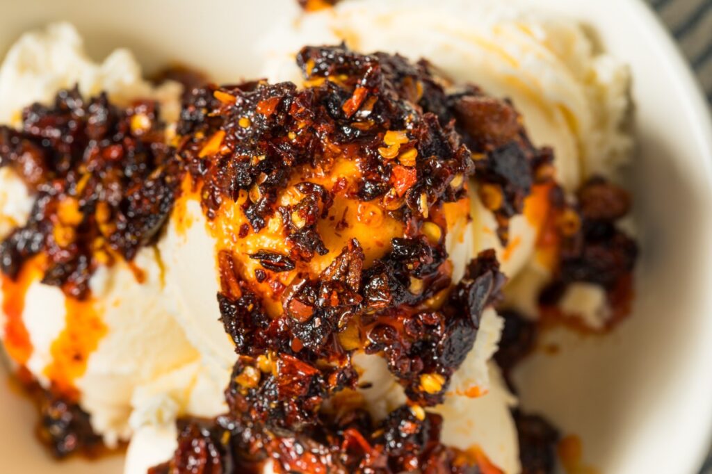 Chili Crisp Ice Cream