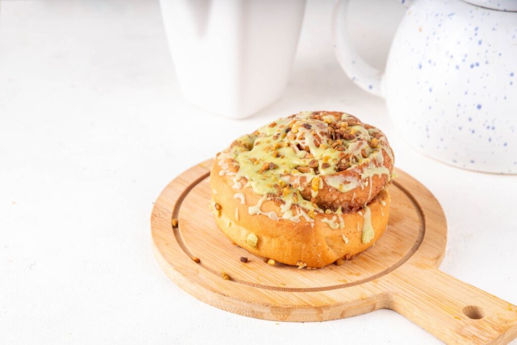 Pistachio Cinnamon Roll