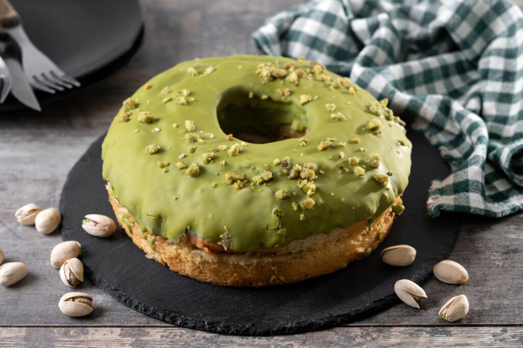 Pistachio Choux Rings
