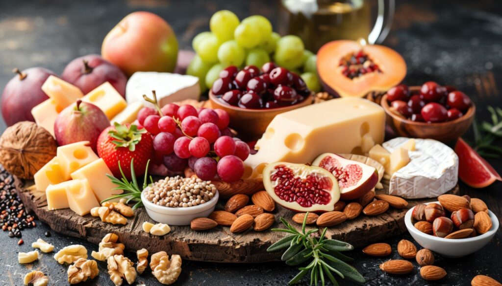 Fruit and Cheese Board with a Twist