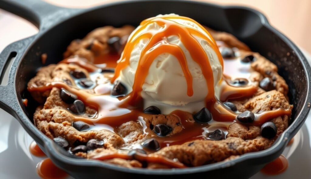 Salted Caramel Cookie Skillet