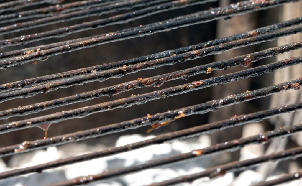 Storing the Grill Dirty Under a Cover