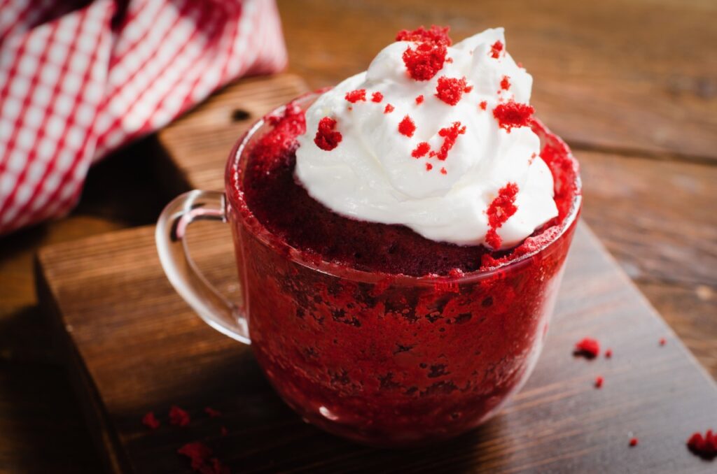 Red Velvet Mug Cake