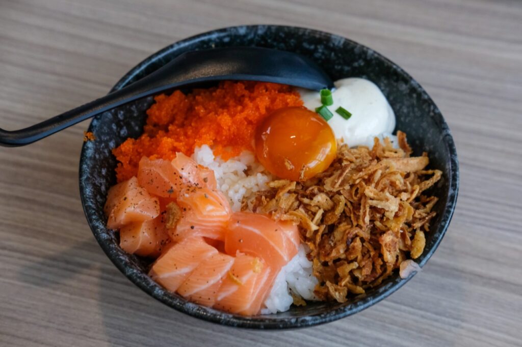 Salmon Rice Bowl Remix