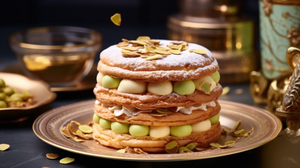 Pistachio Mille-Feuille