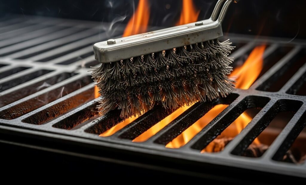 Using Wire Brushes That Shed Metal Bristles