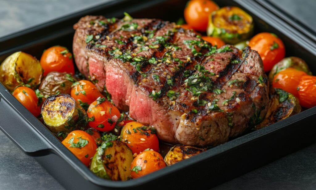 Sheet-Pan Steak and Veggies