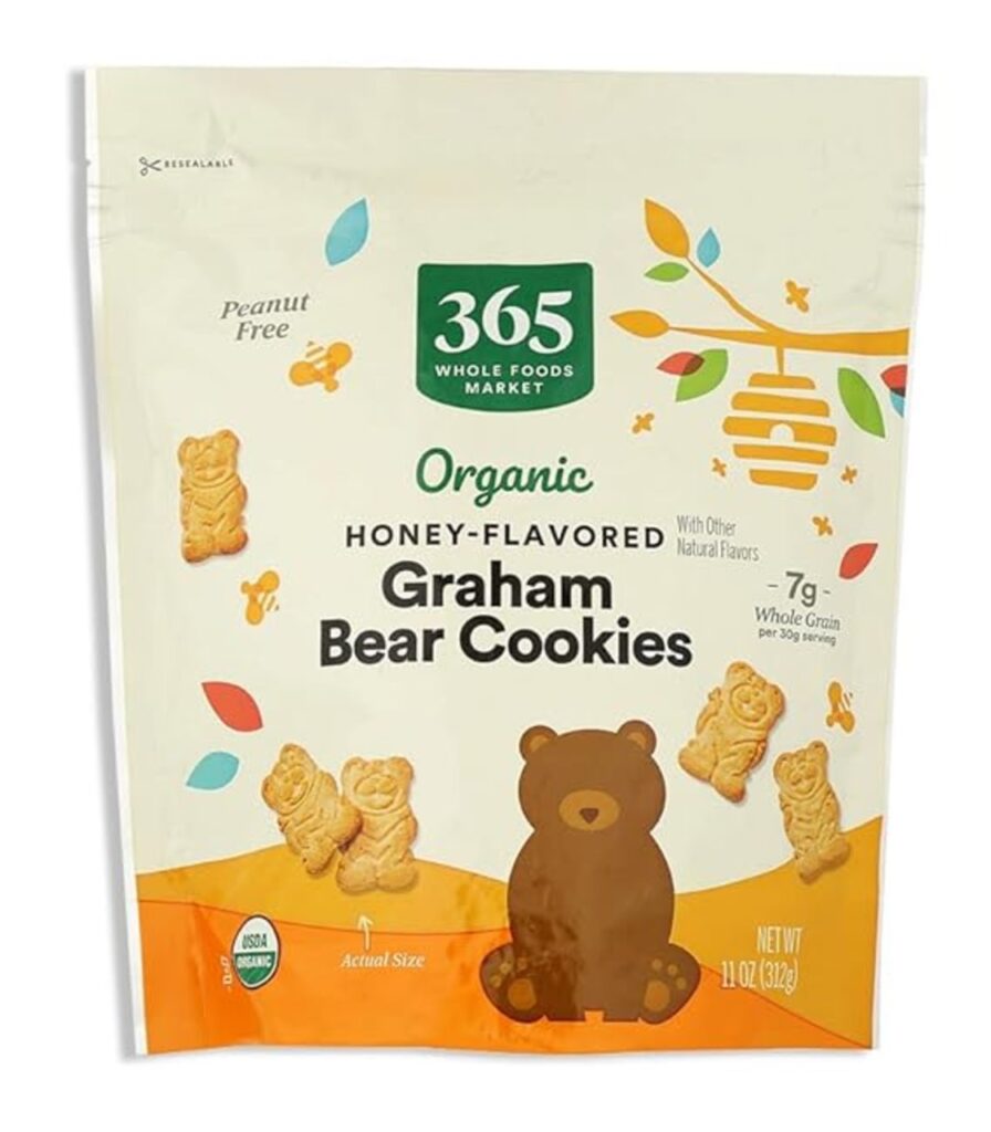 365 Organic Mini Graham Bear Cookies