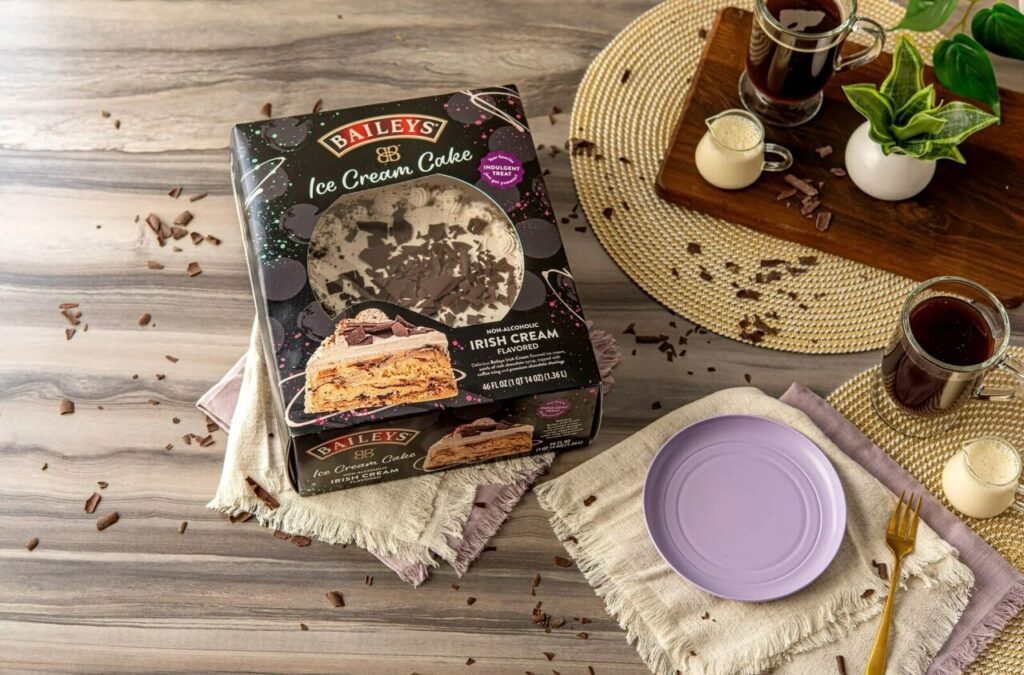 Bailey's Non-Alcoholic Ice Cream Cake 