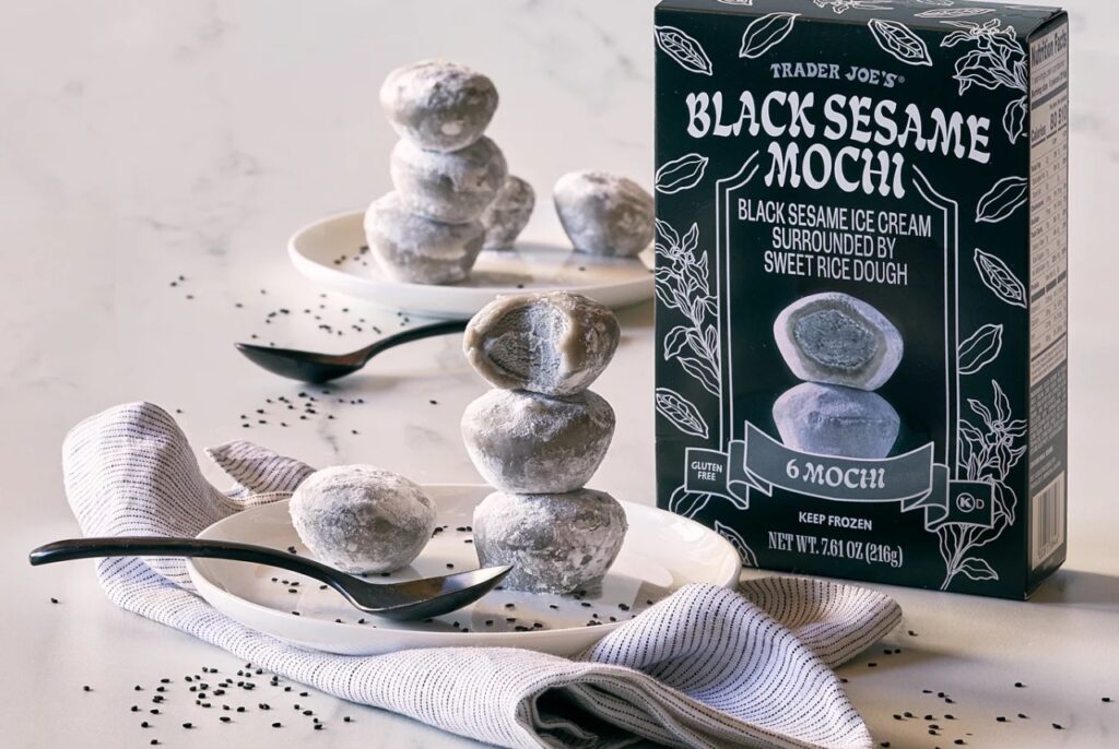 Black Sesame Mochi Ice Cream