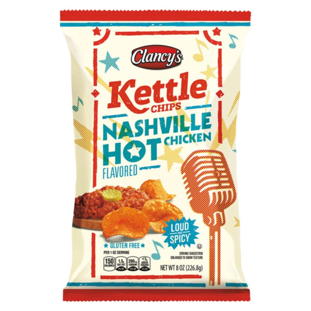 Clancy’s Nashville Hot Chicken Kettle Chips