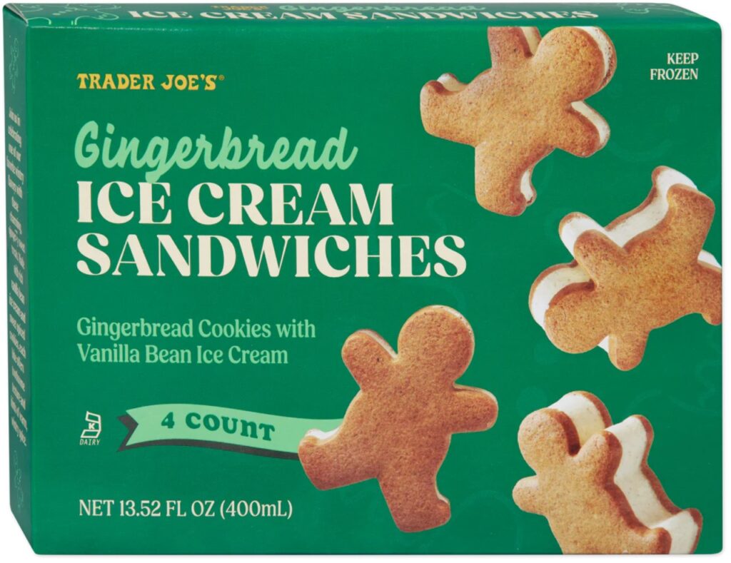 Gingerbread Ice Cream Sandwiches