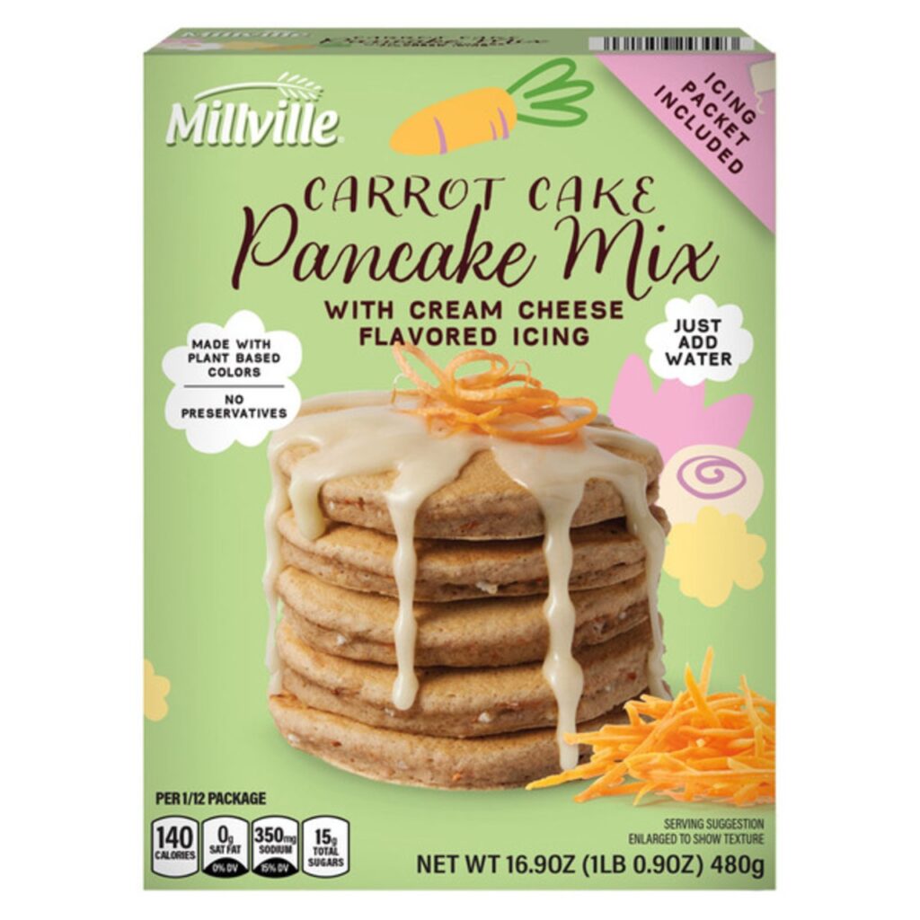 Millville Carrot Cake Pancake Mix