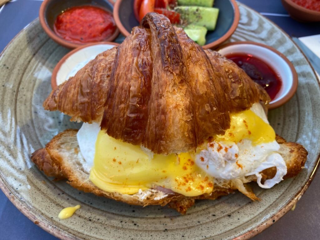 Sausage, Egg & Cheese Croissant Sandwich