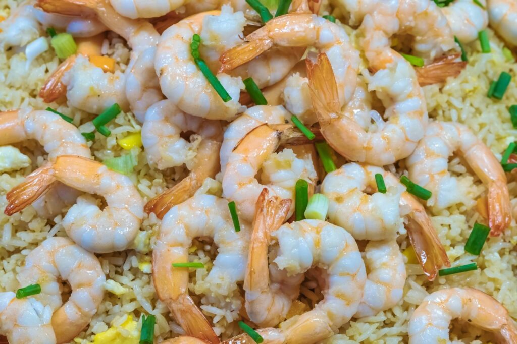Lemon Garlic Shrimp and Rice