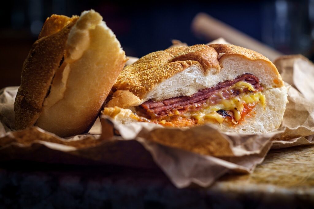 New Jersey / New York Pork Roll (Taylor Ham) Sandwich