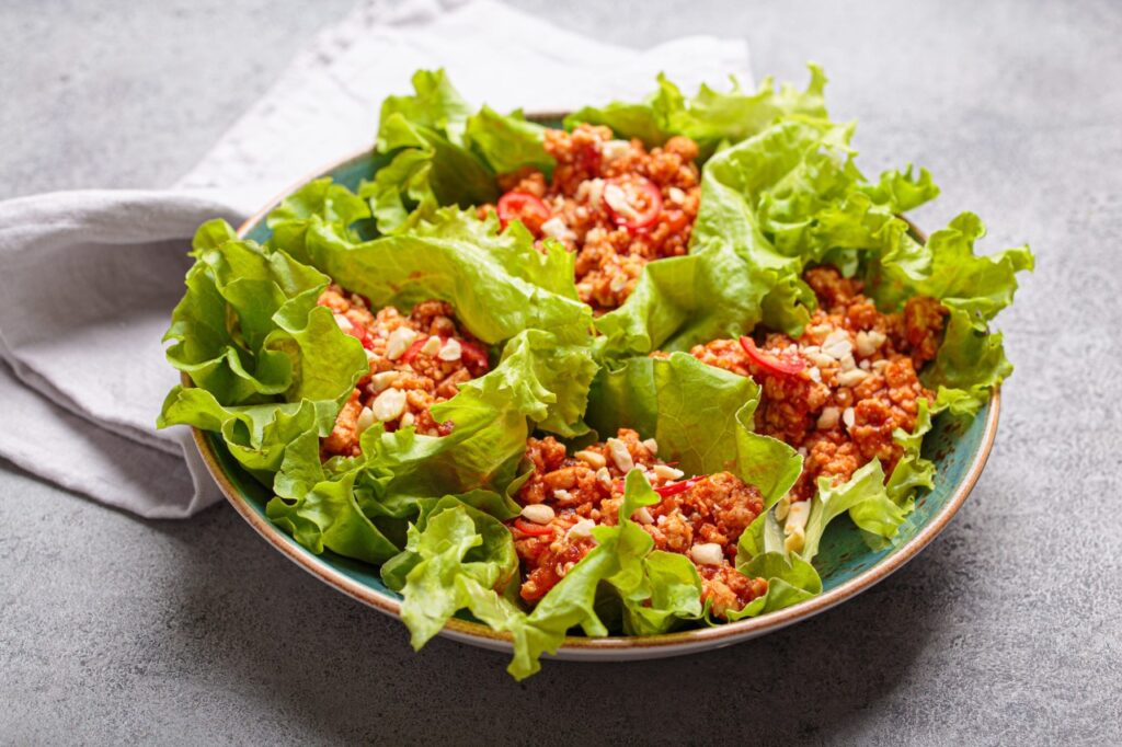 Lettuce Wraps Instead of Bread